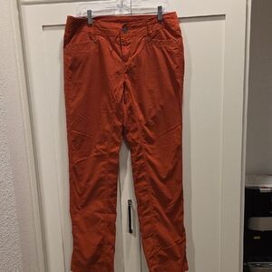 KUHL Womans Size 12 Patinadye Hiking Pants Color Rust
